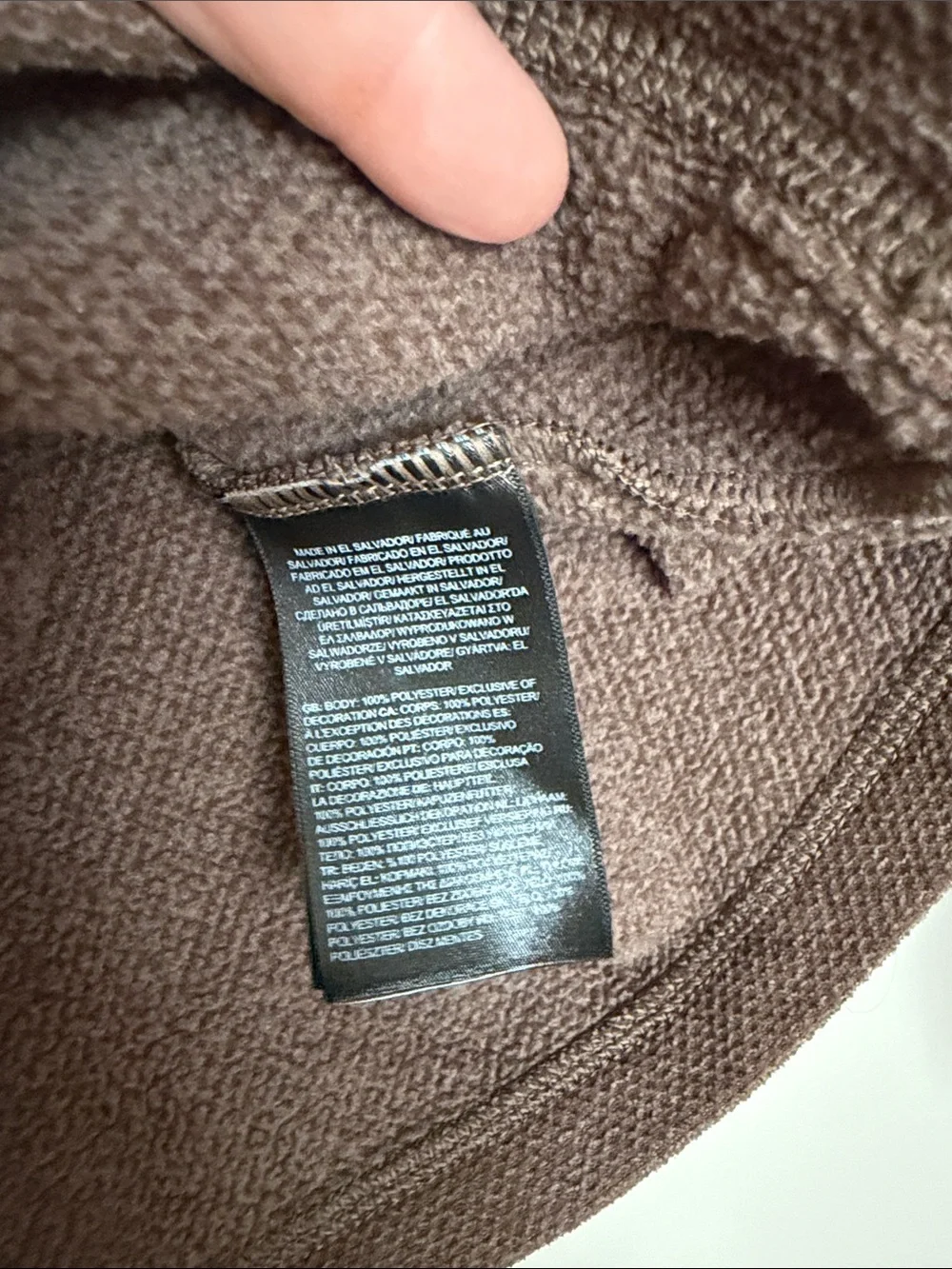 The North Face Brown Half-Zip Pullover Sweater